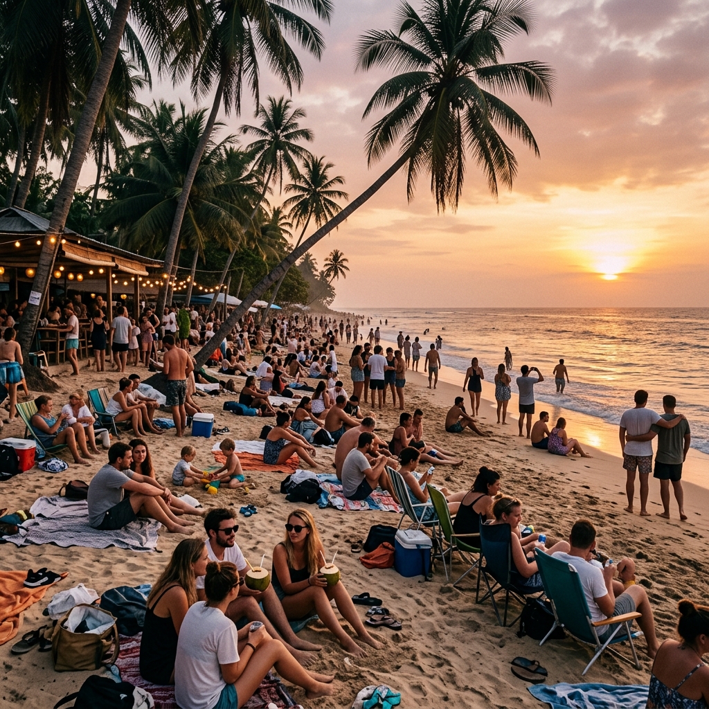 Group of solo travelers who met through Akee